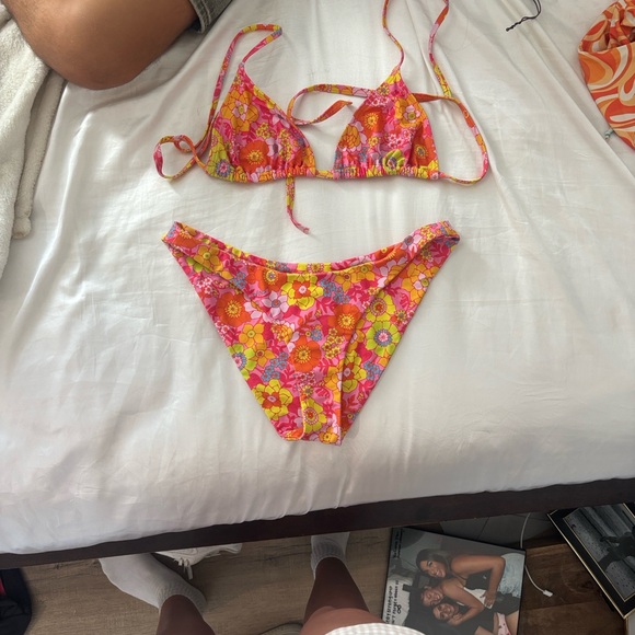 Kulani Kini, Triangl, and BlackBough Multicolor Bikini Bundle all Small/Medium - Picture 4 of 5